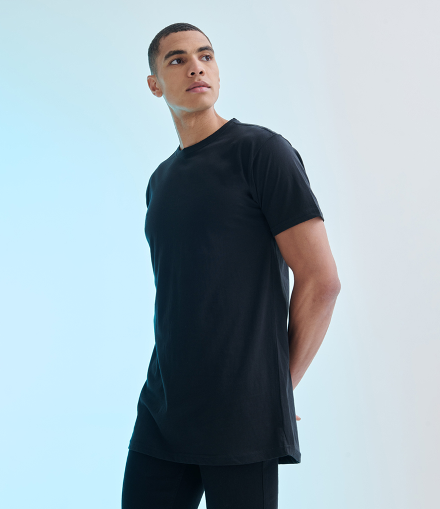 Mens longline outlet tee